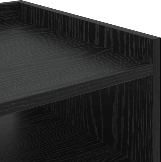 Комод Дървен с Метални Крака Black oak 40x40x61см