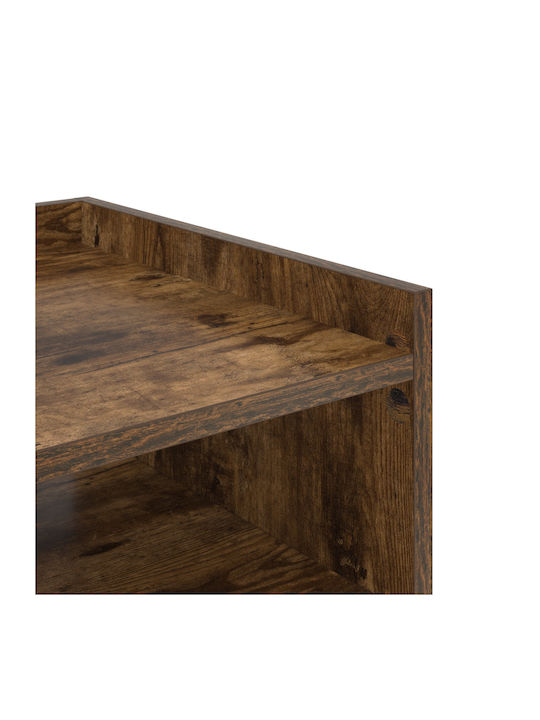 Nachttisch Geräuchert Metall Smoky Oak 40x40x61cm