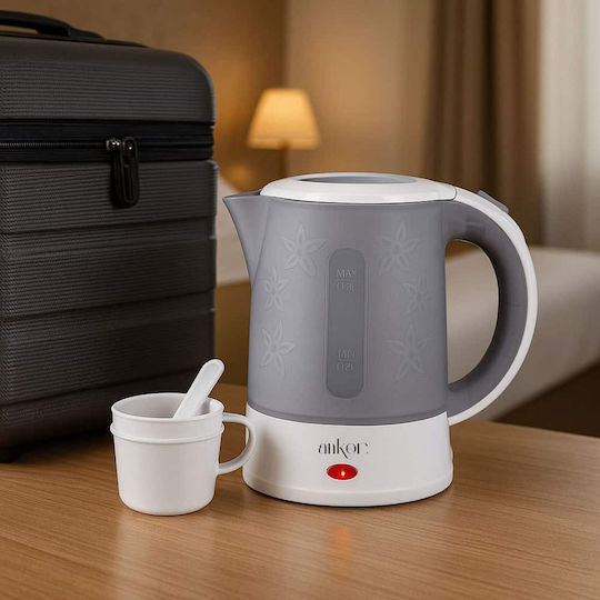 Ankor Βραστήρας 600ml 650W Γκρι