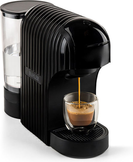 Muhler Pod Coffee Machine Nespresso Pressure 20bar Black