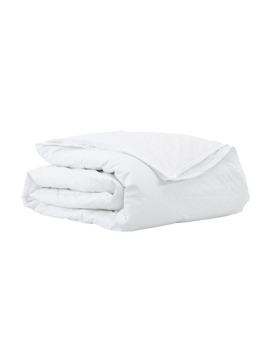 vidaXL Bettdecke Doppelbett Daunen 200x200cm White