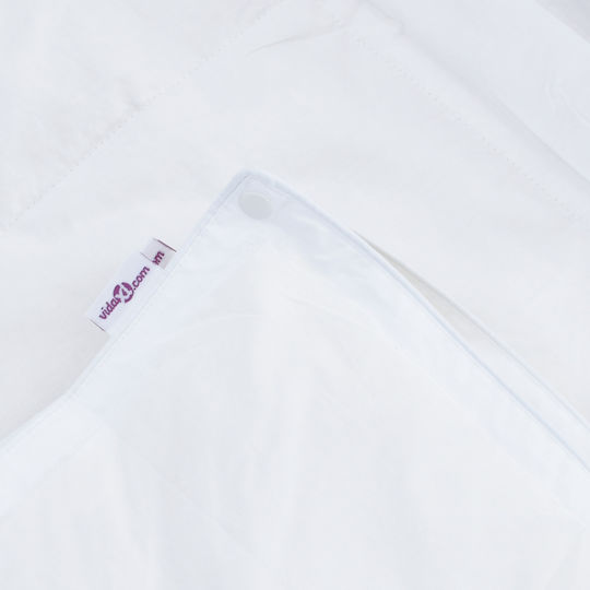 vidaXL Duvet Single Down 155x200cm White