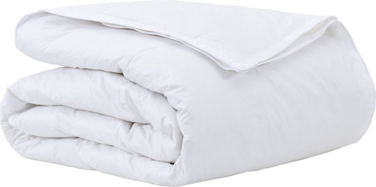 vidaXL Duvet Single Down 135x200cm White