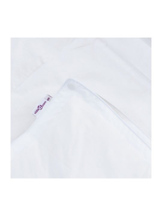 vidaXL Duvet Single Down 155x220cm White