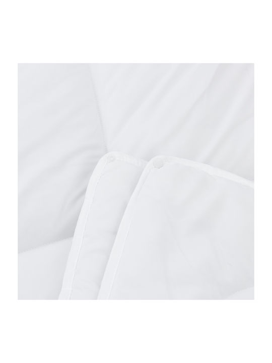 vidaXL Bettdecke Großes Doppelbett mit Microfiber-Füllung 220x240cm White