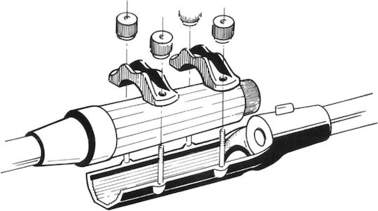 Extension Rod for Outboard Engines Length 700 Mm