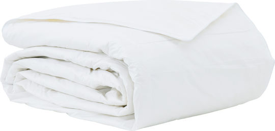 vidaXL Κουβέρτα King Size 260x220εκ. Λευκό