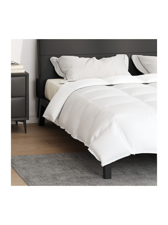 vidaXL King Size Blanket 260x220cm White