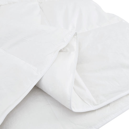vidaXL Κουβέρτα King Size 260x220εκ. Λευκό