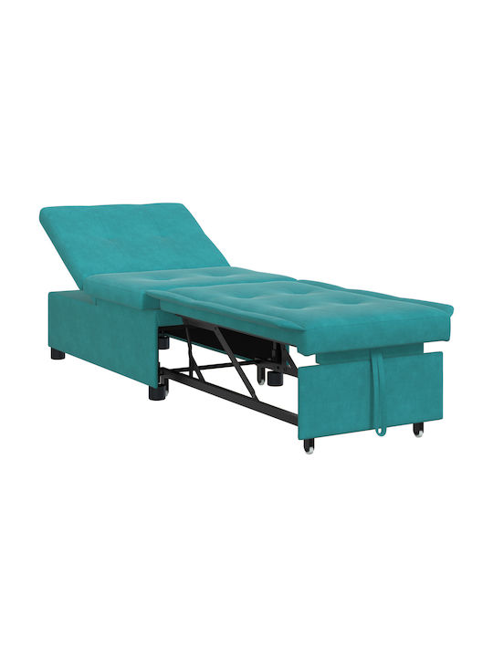 Relax Armchair Turquoise 191x67x82cm
