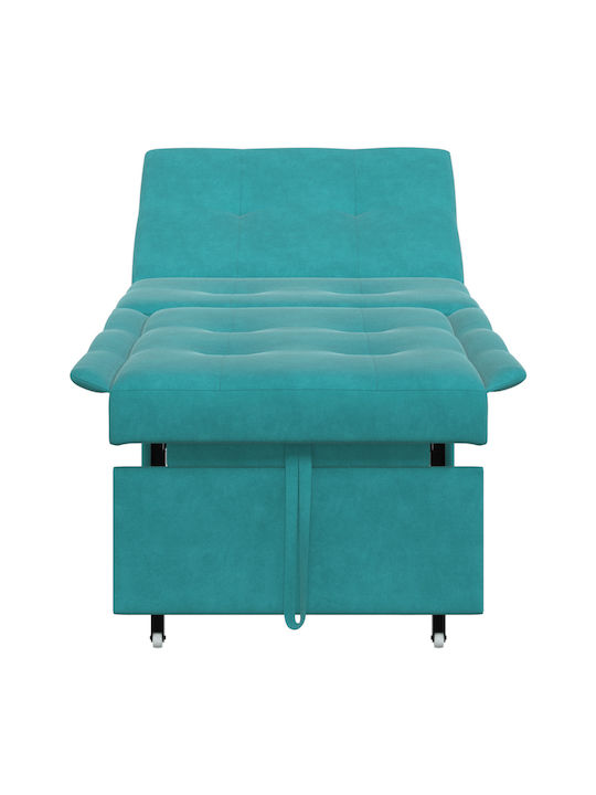 Relax Armchair Turquoise 191x67x82cm