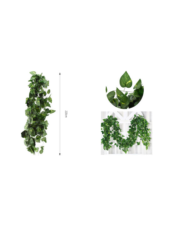 Artificial Decorative Foliage 220cm Green