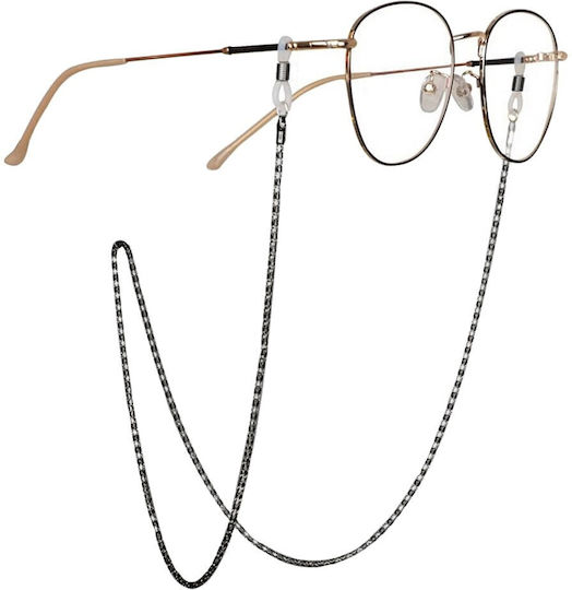 Brillenkette & Masken 2mm Graphit