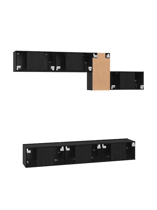 Wohnzimmer TV-Einheit Black Oak L60xB30xH30cm