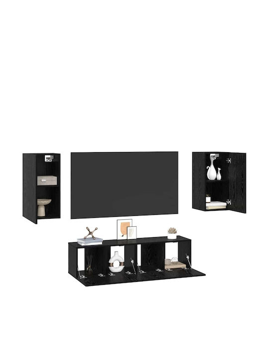 Wohnzimmer TV-Einheit Black Oak L30.5xB30xH30cm