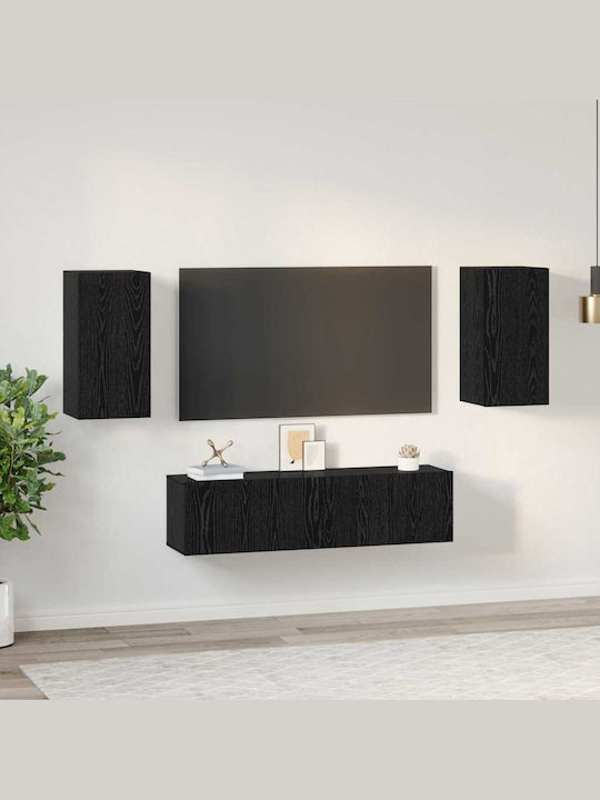 Wohnzimmer TV-Einheit Black Oak L30.5xB30xH30cm