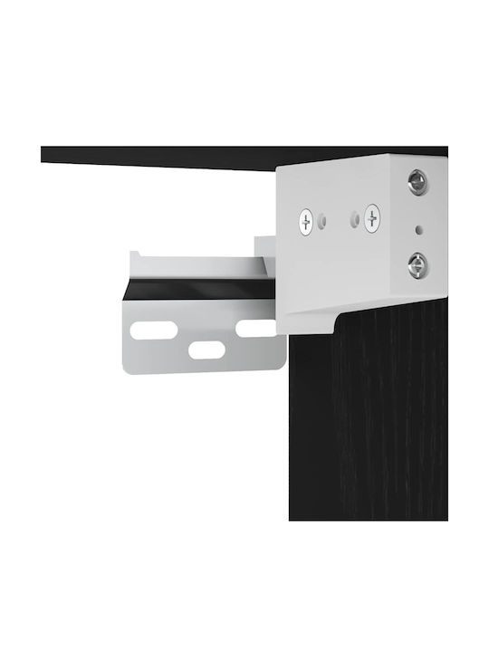Wohnzimmer TV-Einheit Black Oak L60xB30xH30cm
