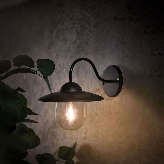 Modee Lighting Wall Mounted Solar Light 10lm with Warm White Light 2700K IP44 20cmx20cmcm