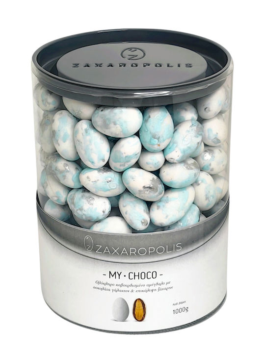 Zaxaropolis Κουφέτα My Choco σε Σχήμα Κλασικό με Γεύση Σοκολάτα Γαλάζιο 1000gr