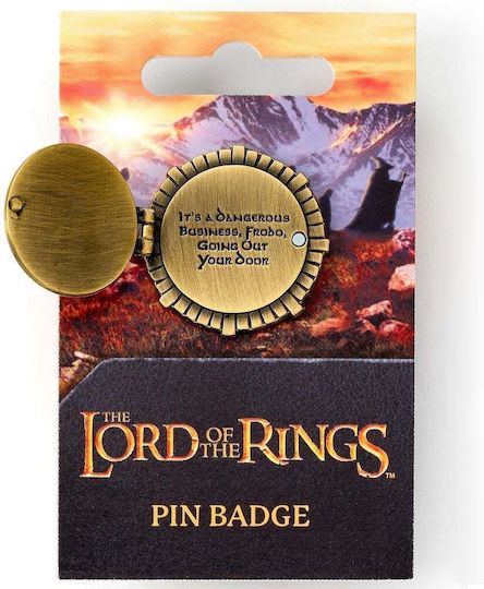 Lord Rings Hobbit Door Pin Badge