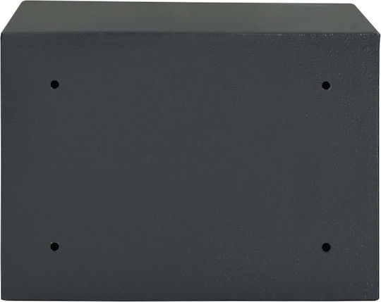 Vidaxl Θησαυροφυλάκιο Κλειδαριά Σκούρο Γκρι 25x35x25 Εκ Ατσάλι