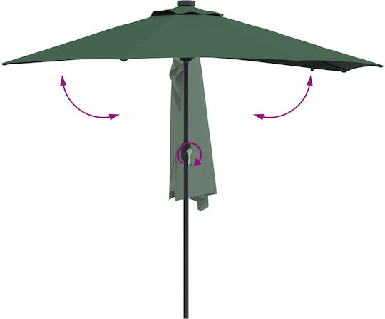 vidaXL Hängender Aluminium Garten- und Terrassen-Sonnenschirm vidaXL Hängender Aluminium Garten- und Terrassen-Sonnenschirm