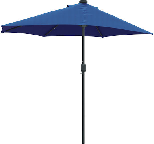 Hanging Aluminum Garden Parasol Blue 2.23x2.23xHeight 2.23m