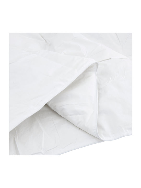 vidaXL Tagesdecke Einzelbett White 135x200cm