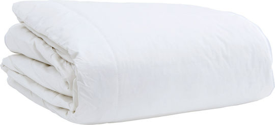 vidaXL Coverlet Queen Size White 240x220cm