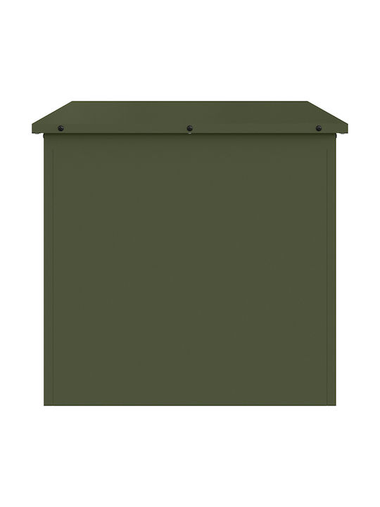 vidaXL Outdoor Storage Box 117lt Khaki L55xW50.5xH50cm
