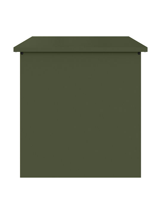 vidaXL Outdoor Storage Box 117lt Khaki L55xW50.5xH50cm
