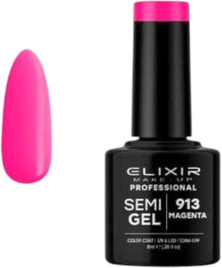 Elixir Ημιμόνιμο Βερνίκι #913 Magenta 8ml
