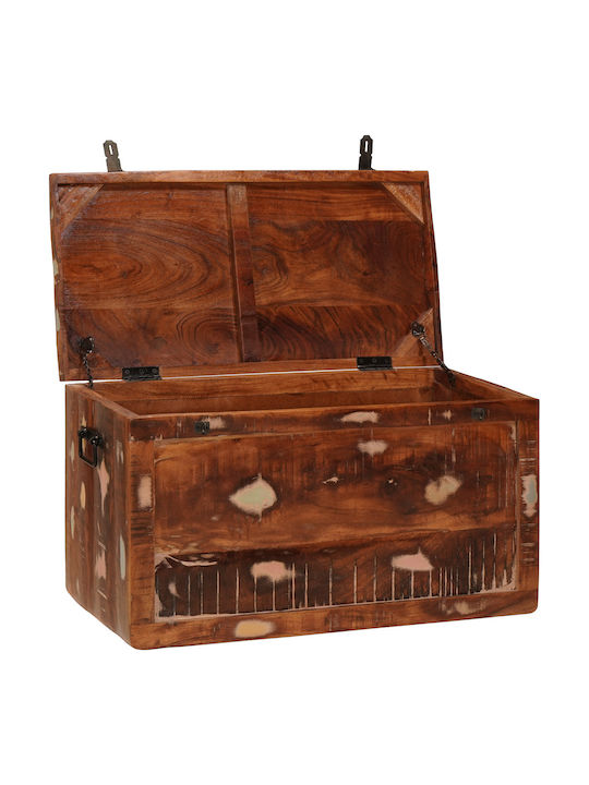 vidaXL Wooden Decorative Box Storage 70x35x40cm