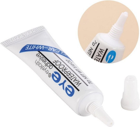 Σετ 6 Αδιάβροχες Κόλλες Βλεφαρίδες 7g Clear