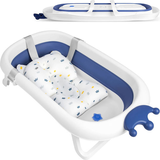Ricokids Cadă pliabilă pentru bebeluși Albă