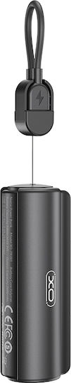 XO PR281 Power Bank 5000mAh 10.5W cu Port USB-C Negru