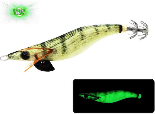 Oceanic Egido Real Jerk 2.5 Squid Jigs Fluorescent AJI