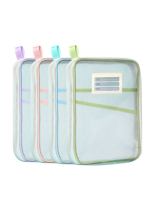 Eco-Friendly Drafting Bag with Zipper 31x4x23.5cm Pink