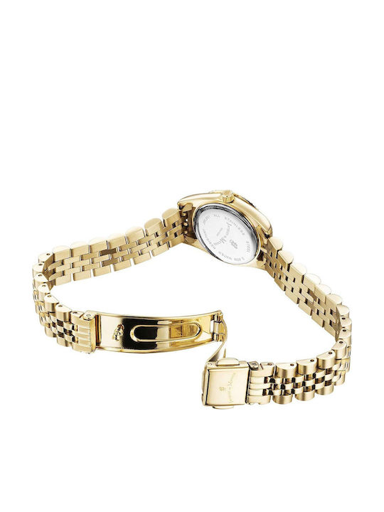 Jacques Du Manoir Women's Watch with Gold Metal Bracelet