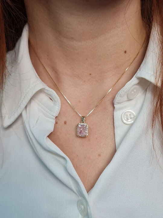Mentzos Charm mit Steinen aus Roségold