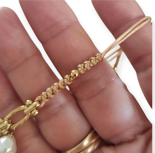 The Art of Beading Μαρτυρικό Βάπτισης Βραχιολάκι Beige 2Stück