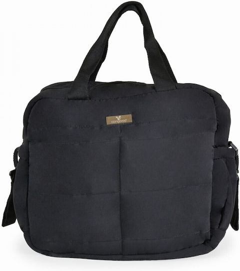 Cangaroo Shoulder/Hand Diaper Bag Black 45x17x35cm.