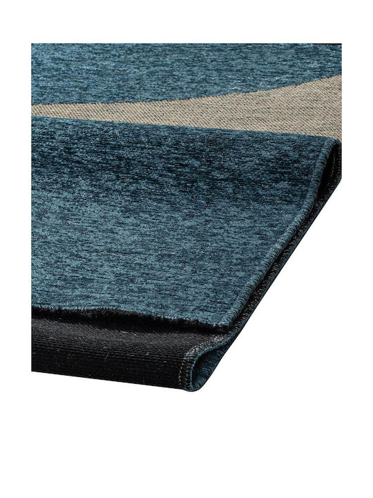 Madi Brook Rug Rectangular Beige Petrol