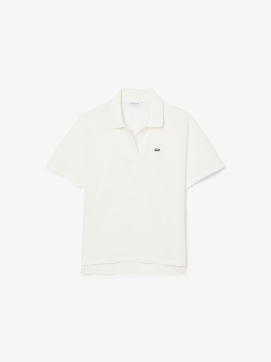 Damen Polo Bluse White