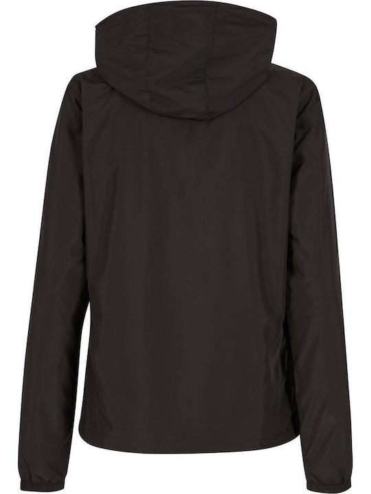 Women's Blouse with Hood Black