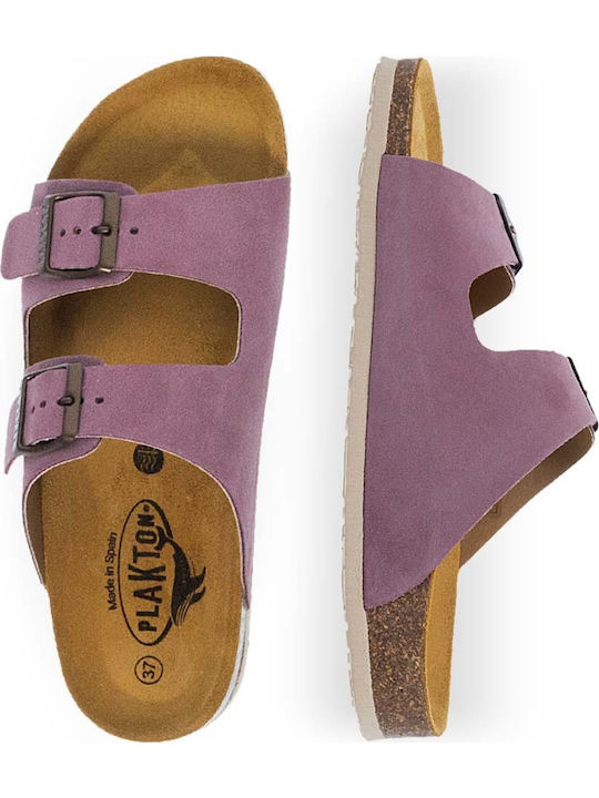 Sandale Casual Damă Anatomice Din Piele Malva
