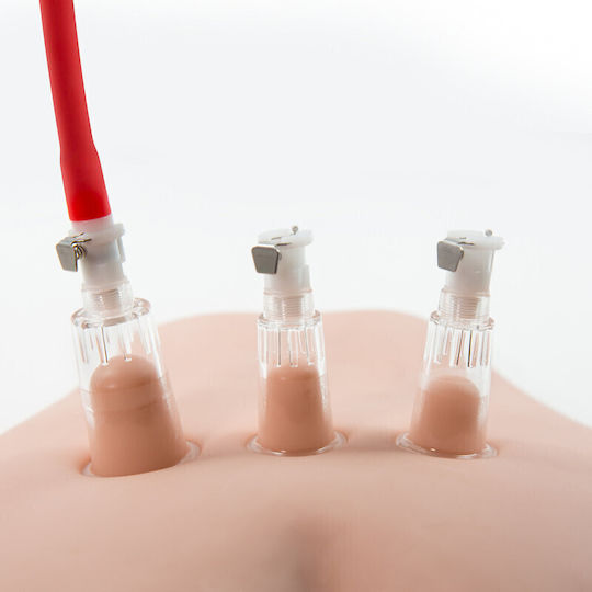 Three Cup Enhancement Pump Red