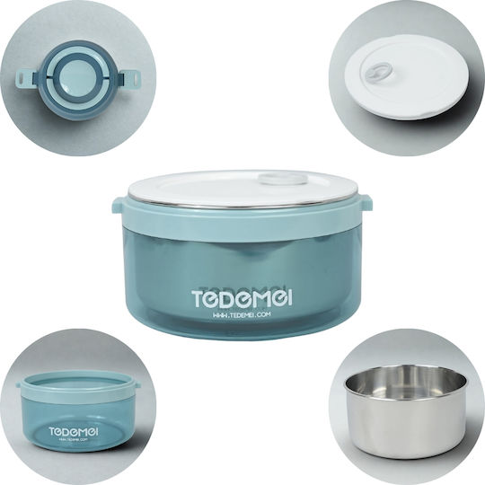 Uncle George Cutie pentru Mâncare Termos Inox Albastru 1600ml 1buc