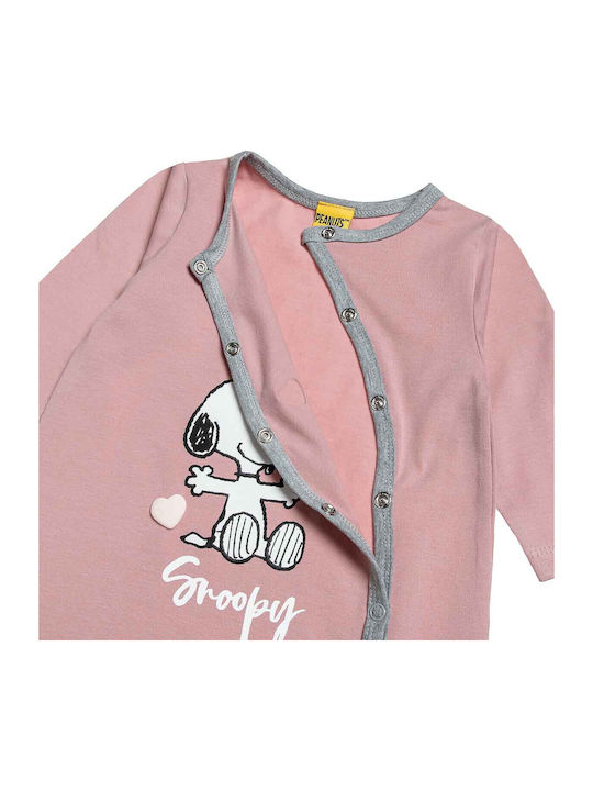 Peanuts Worldwide LLC Pink Baby Bodysuit