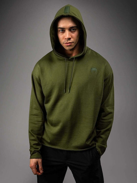 Sweatshirt with Hood Khaki